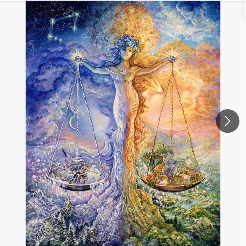 Libra by Josephine wall diamond art club